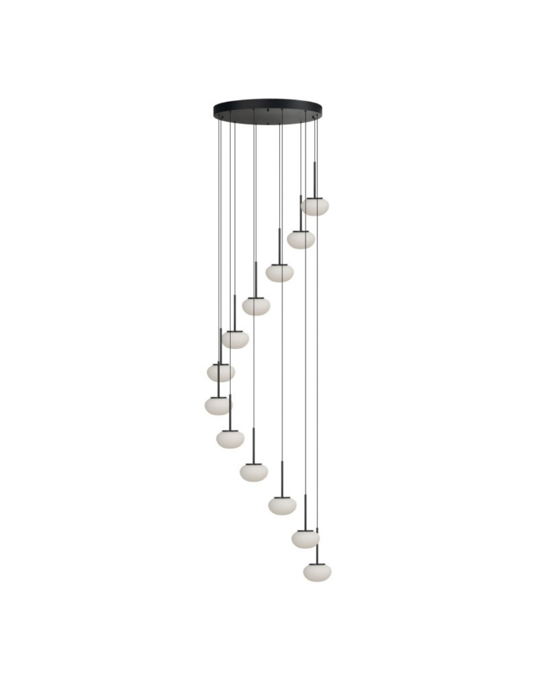 Lampa wisząca SERENITY 12 Czarna Azzardo